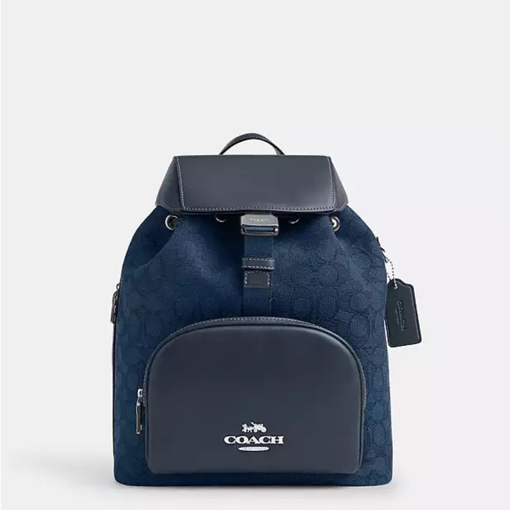Coach Blue Pace Backpack